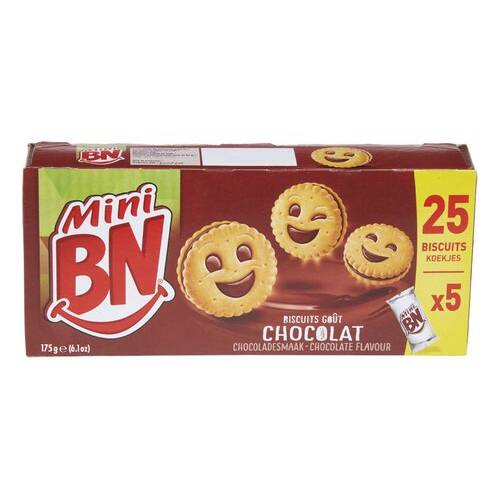 BN MINI koeken chocolade 5x35g