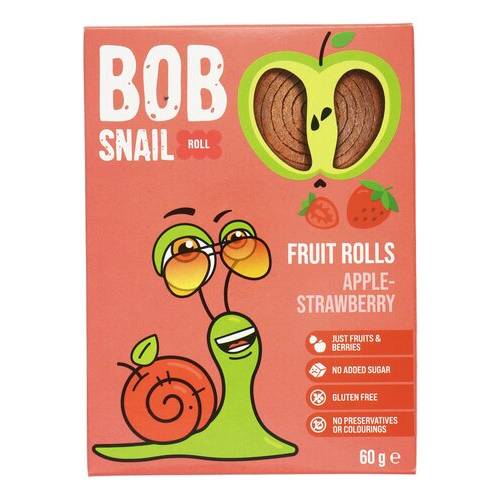 BOB SNAIL apple-strawberr.fruit roll 60g