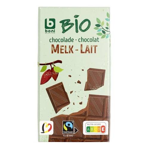 BONI BIO chocolade melk FT 100g