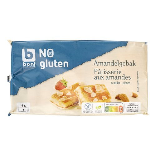 BONI amandelgebak glutenvrij 4x50g