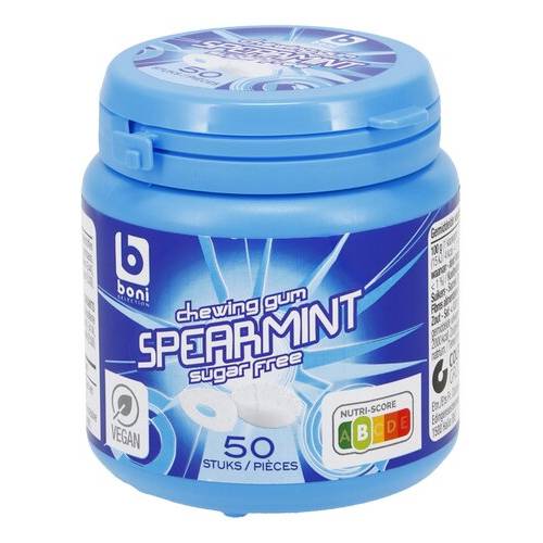 BONI kauwgom spearmint 50st 100g