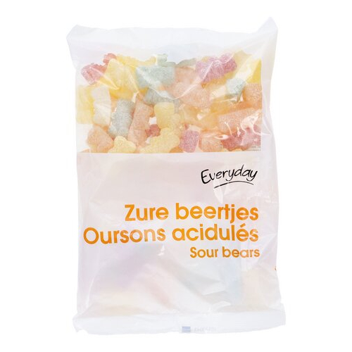 EVERYDAY snoep zure beertjes 500g