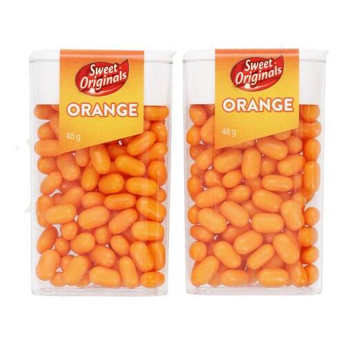 SWEET ORIGINALS sinaasappel 2x48g