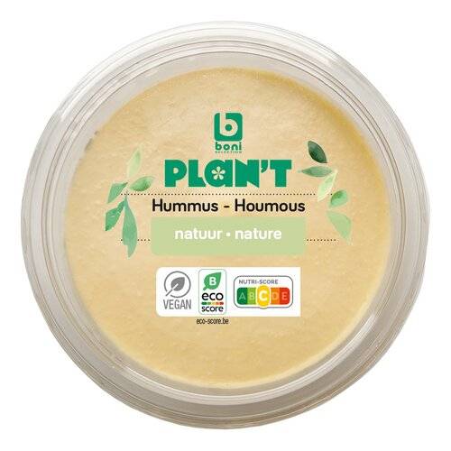 BONI PLAN'T Hummus Natuur 200g