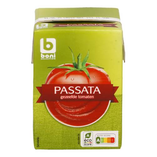 BONI passata gezeefde tomaten brik 500g
