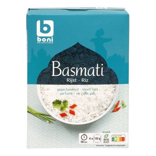 BONI rijst basmati 4x125g
