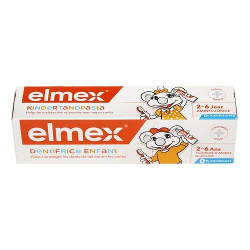 ELMEX tandpasta kinderen 2-6j 50ml