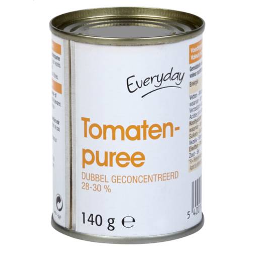 EVERYDAY tomatenpuree dubbel gecon. 140g