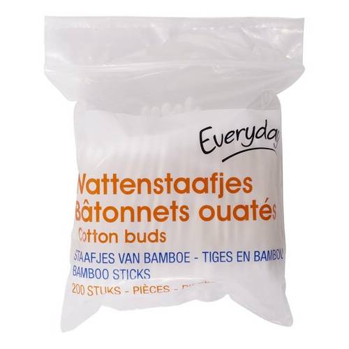 EVERYDAY wattenstaafjes bamboe 200st