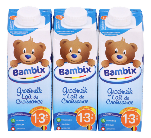 BAMBIX groeimelk 1-3 jaar 3x250ml