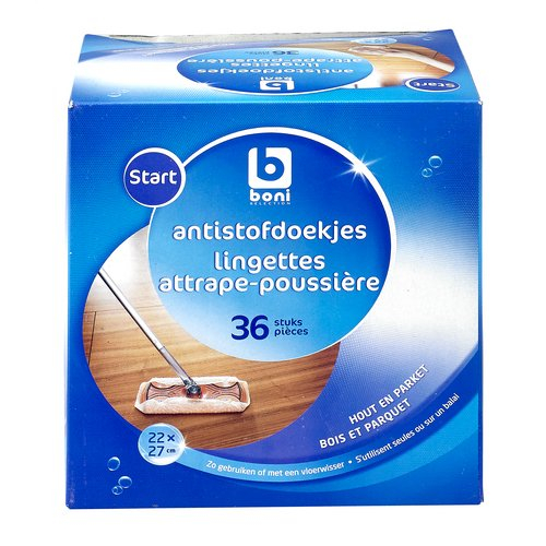 BONI Antistofdoekje hout-parket 36st