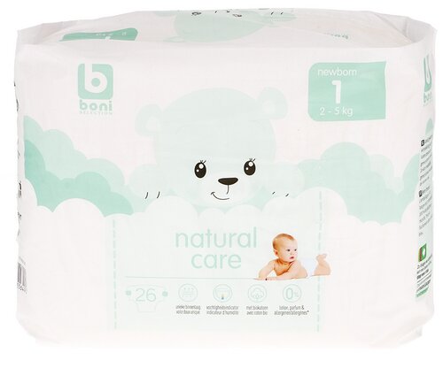 BONI Natural Care luiers 1 newborn 26st