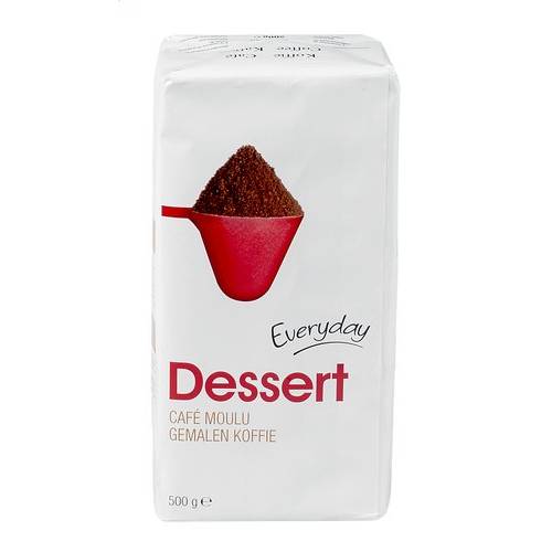 EVERYDAY koffie gemalen Dessert 500g