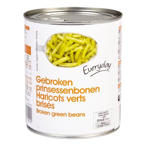 EVERYDAY prinsessenbonen gebr. blik 800g