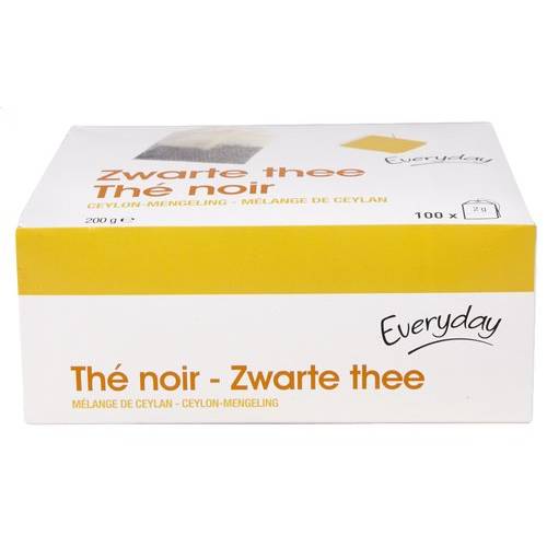 EVERYDAY zwarte thee 100st