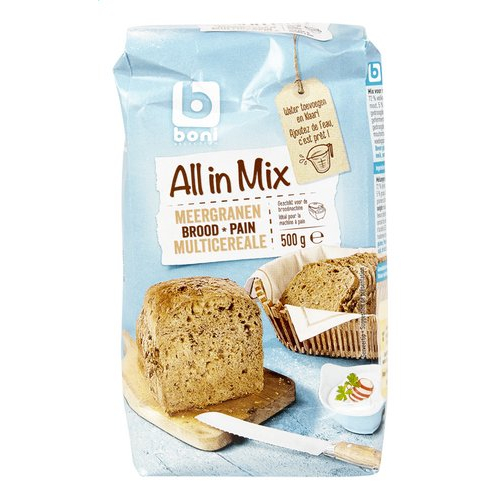 BONI all in mix meergranen brood 500g
